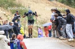 22.09.2024, Premanon, France (FRA): Theo Guiraud Poillot (FRA) - Biathlon Samse Summer Tour, pursuit, Premanon (FRA). www.nordicfocus.com. © Manzoni/NordicFocus. Every downloaded picture is fee-liable.