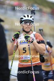 22.09.2024, Premanon, France (FRA): Lena Haecki-Gross (SUI) - Biathlon Samse Summer Tour, pursuit, Premanon (FRA). www.nordicfocus.com. © Manzoni/NordicFocus. Every downloaded picture is fee-liable.