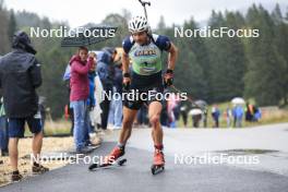 22.09.2024, Premanon, France (FRA): Emilien Jacquelin (FRA) - Biathlon Samse Summer Tour, pursuit, Premanon (FRA). www.nordicfocus.com. © Manzoni/NordicFocus. Every downloaded picture is fee-liable.