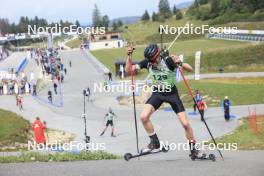 22.09.2024, Premanon, France (FRA): Lilian Leurs (FRA) - Biathlon Samse Summer Tour, pursuit, Premanon (FRA). www.nordicfocus.com. © Manzoni/NordicFocus. Every downloaded picture is fee-liable.