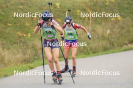 22.09.2024, Premanon, France (FRA): Chloe Orvain (FRA) - Biathlon Samse Summer Tour, pursuit, Premanon (FRA). www.nordicfocus.com. © Manzoni/NordicFocus. Every downloaded picture is fee-liable.