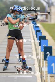 22.09.2024, Premanon, France (FRA): Emma Oustry (FRA) - Biathlon Samse Summer Tour, pursuit, Premanon (FRA). www.nordicfocus.com. © Manzoni/NordicFocus. Every downloaded picture is fee-liable.