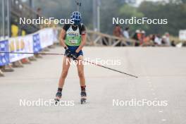 22.09.2024, Premanon, France (FRA): Louise Roguet (FRA) - Biathlon Samse Summer Tour, pursuit, Premanon (FRA). www.nordicfocus.com. © Manzoni/NordicFocus. Every downloaded picture is fee-liable.