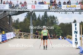 22.09.2024, Premanon, France (FRA): Leo Carlier (FRA) - Biathlon Samse Summer Tour, pursuit, Premanon (FRA). www.nordicfocus.com. © Manzoni/NordicFocus. Every downloaded picture is fee-liable.