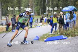 22.09.2024, Premanon, France (FRA): Eric Perrot (FRA) - Biathlon Samse Summer Tour, pursuit, Premanon (FRA). www.nordicfocus.com. © Manzoni/NordicFocus. Every downloaded picture is fee-liable.