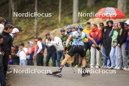 22.09.2024, Premanon, France (FRA): Fabien Claude (FRA) - Biathlon Samse Summer Tour, pursuit, Premanon (FRA). www.nordicfocus.com. © Manzoni/NordicFocus. Every downloaded picture is fee-liable.