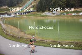 22.09.2024, Premanon, France (FRA): Matilda Dodos (FRA), Caline Pic (FRA), (l-r) - Biathlon Samse Summer Tour, pursuit, Premanon (FRA). www.nordicfocus.com. © Manzoni/NordicFocus. Every downloaded picture is fee-liable.