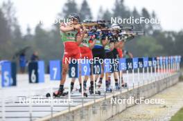 22.09.2024, Premanon, France (FRA): Ian Martinet (FRA) - Biathlon Samse Summer Tour, pursuit, Premanon (FRA). www.nordicfocus.com. © Manzoni/NordicFocus. Every downloaded picture is fee-liable.