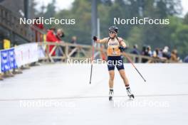 22.09.2024, Premanon, France (FRA): Oceane Michelon (FRA) - Biathlon Samse Summer Tour, pursuit, Premanon (FRA). www.nordicfocus.com. © Manzoni/NordicFocus. Every downloaded picture is fee-liable.