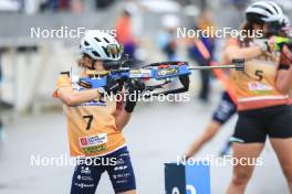 22.09.2024, Premanon, France (FRA): Anaelle Bondoux (FRA) - Biathlon Samse Summer Tour, pursuit, Premanon (FRA). www.nordicfocus.com. © Manzoni/NordicFocus. Every downloaded picture is fee-liable.