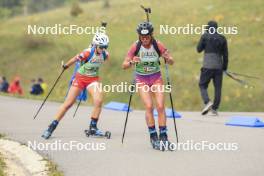 22.09.2024, Premanon, France (FRA): Nora Fumey (FRA) - Biathlon Samse Summer Tour, pursuit, Premanon (FRA). www.nordicfocus.com. © Manzoni/NordicFocus. Every downloaded picture is fee-liable.