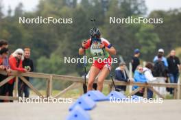 22.09.2024, Premanon, France (FRA): Bambou Pallud (FRA) - Biathlon Samse Summer Tour, pursuit, Premanon (FRA). www.nordicfocus.com. © Manzoni/NordicFocus. Every downloaded picture is fee-liable.