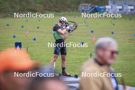 22.09.2024, Premanon, France (FRA): Edgar Geny (FRA) - Biathlon Samse Summer Tour, pursuit, Premanon (FRA). www.nordicfocus.com. © Manzoni/NordicFocus. Every downloaded picture is fee-liable.