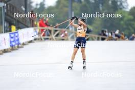 22.09.2024, Premanon, France (FRA): Oceane Michelon (FRA) - Biathlon Samse Summer Tour, pursuit, Premanon (FRA). www.nordicfocus.com. © Manzoni/NordicFocus. Every downloaded picture is fee-liable.