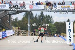 22.09.2024, Premanon, France (FRA): Clement Pires (FRA) - Biathlon Samse Summer Tour, pursuit, Premanon (FRA). www.nordicfocus.com. © Manzoni/NordicFocus. Every downloaded picture is fee-liable.