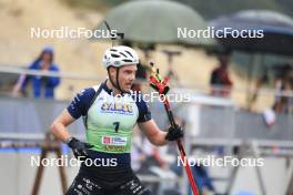 22.09.2024, Premanon, France (FRA): Emilien Jacquelin (FRA) - Biathlon Samse Summer Tour, pursuit, Premanon (FRA). www.nordicfocus.com. © Manzoni/NordicFocus. Every downloaded picture is fee-liable.