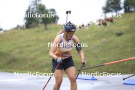 22.09.2024, Premanon, France (FRA): Lea Meier (SUI) - Biathlon Samse Summer Tour, pursuit, Premanon (FRA). www.nordicfocus.com. © Manzoni/NordicFocus. Every downloaded picture is fee-liable.