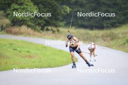 22.09.2024, Premanon, France (FRA): Julia Simon (FRA) - Biathlon Samse Summer Tour, pursuit, Premanon (FRA). www.nordicfocus.com. © Manzoni/NordicFocus. Every downloaded picture is fee-liable.