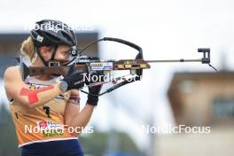 22.09.2024, Premanon, France (FRA): Oceane Michelon (FRA) - Biathlon Samse Summer Tour, pursuit, Premanon (FRA). www.nordicfocus.com. © Manzoni/NordicFocus. Every downloaded picture is fee-liable.