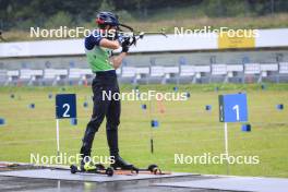 22.09.2024, Premanon, France (FRA): Quentin Fillon Maillet (FRA) - Biathlon Samse Summer Tour, pursuit, Premanon (FRA). www.nordicfocus.com. © Manzoni/NordicFocus. Every downloaded picture is fee-liable.