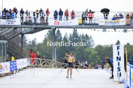 22.09.2024, Premanon, France (FRA): Oceane Michelon (FRA) - Biathlon Samse Summer Tour, pursuit, Premanon (FRA). www.nordicfocus.com. © Manzoni/NordicFocus. Every downloaded picture is fee-liable.