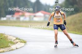 22.09.2024, Premanon, France (FRA): Chloe Chevalier (FRA) - Biathlon Samse Summer Tour, pursuit, Premanon (FRA). www.nordicfocus.com. © Manzoni/NordicFocus. Every downloaded picture is fee-liable.