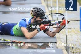 22.09.2024, Premanon, France (FRA): Valentin Lejeune (FRA) - Biathlon Samse Summer Tour, pursuit, Premanon (FRA). www.nordicfocus.com. © Manzoni/NordicFocus. Every downloaded picture is fee-liable.