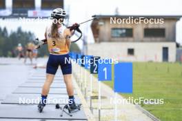 22.09.2024, Premanon, France (FRA): Jeanne Richard (FRA) - Biathlon Samse Summer Tour, pursuit, Premanon (FRA). www.nordicfocus.com. © Manzoni/NordicFocus. Every downloaded picture is fee-liable.