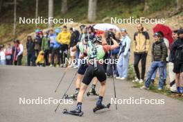 22.09.2024, Premanon, France (FRA): Sebastian Stalder (SUI) - Biathlon Samse Summer Tour, pursuit, Premanon (FRA). www.nordicfocus.com. © Manzoni/NordicFocus. Every downloaded picture is fee-liable.