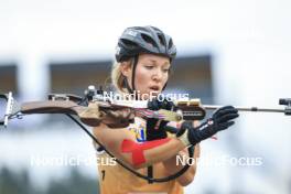 22.09.2024, Premanon, France (FRA): Oceane Michelon (FRA) - Biathlon Samse Summer Tour, pursuit, Premanon (FRA). www.nordicfocus.com. © Manzoni/NordicFocus. Every downloaded picture is fee-liable.