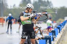 22.09.2024, Premanon, France (FRA): Edgar Geny (FRA) - Biathlon Samse Summer Tour, pursuit, Premanon (FRA). www.nordicfocus.com. © Manzoni/NordicFocus. Every downloaded picture is fee-liable.