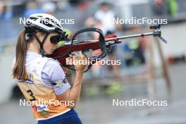 22.09.2024, Premanon, France (FRA): Jeanne Richard (FRA) - Biathlon Samse Summer Tour, pursuit, Premanon (FRA). www.nordicfocus.com. © Manzoni/NordicFocus. Every downloaded picture is fee-liable.