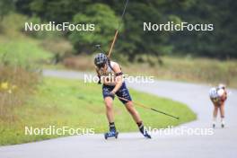 22.09.2024, Premanon, France (FRA): Julia Simon (FRA) - Biathlon Samse Summer Tour, pursuit, Premanon (FRA). www.nordicfocus.com. © Manzoni/NordicFocus. Every downloaded picture is fee-liable.