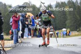 22.09.2024, Premanon, France (FRA): Emilien Jacquelin (FRA) - Biathlon Samse Summer Tour, pursuit, Premanon (FRA). www.nordicfocus.com. © Manzoni/NordicFocus. Every downloaded picture is fee-liable.