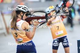 22.09.2024, Premanon, France (FRA): Jeanne Richard (FRA) - Biathlon Samse Summer Tour, pursuit, Premanon (FRA). www.nordicfocus.com. © Manzoni/NordicFocus. Every downloaded picture is fee-liable.