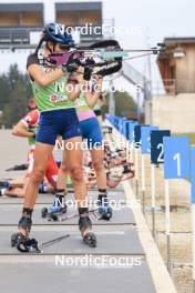 22.09.2024, Premanon, France (FRA): Louise Roguet (FRA) - Biathlon Samse Summer Tour, pursuit, Premanon (FRA). www.nordicfocus.com. © Manzoni/NordicFocus. Every downloaded picture is fee-liable.