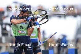 22.09.2024, Premanon, France (FRA): Quentin Fillon Maillet (FRA) - Biathlon Samse Summer Tour, pursuit, Premanon (FRA). www.nordicfocus.com. © Manzoni/NordicFocus. Every downloaded picture is fee-liable.