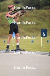 22.09.2024, Premanon, France (FRA): Lois Larger (FRA) - Biathlon Samse Summer Tour, pursuit, Premanon (FRA). www.nordicfocus.com. © Manzoni/NordicFocus. Every downloaded picture is fee-liable.