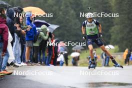 22.09.2024, Premanon, France (FRA): Eric Perrot (FRA) - Biathlon Samse Summer Tour, pursuit, Premanon (FRA). www.nordicfocus.com. © Manzoni/NordicFocus. Every downloaded picture is fee-liable.