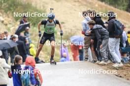 22.09.2024, Premanon, France (FRA): Theo Guiraud Poillot (FRA) - Biathlon Samse Summer Tour, pursuit, Premanon (FRA). www.nordicfocus.com. © Manzoni/NordicFocus. Every downloaded picture is fee-liable.