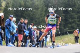 22.09.2024, Premanon, France (FRA): Enzo Bouillet (FRA) - Biathlon Samse Summer Tour, pursuit, Premanon (FRA). www.nordicfocus.com. © Manzoni/NordicFocus. Every downloaded picture is fee-liable.