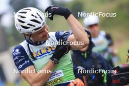 22.09.2024, Premanon, France (FRA): Emilien Jacquelin (FRA) - Biathlon Samse Summer Tour, pursuit, Premanon (FRA). www.nordicfocus.com. © Manzoni/NordicFocus. Every downloaded picture is fee-liable.