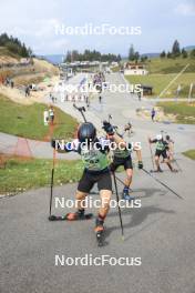 22.09.2024, Premanon, France (FRA): Tom Smith (GBR) - Biathlon Samse Summer Tour, pursuit, Premanon (FRA). www.nordicfocus.com. © Manzoni/NordicFocus. Every downloaded picture is fee-liable.