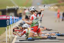 22.09.2024, Premanon, France (FRA): Lena Brun (FRA) - Biathlon Samse Summer Tour, pursuit, Premanon (FRA). www.nordicfocus.com. © Manzoni/NordicFocus. Every downloaded picture is fee-liable.