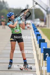 22.09.2024, Premanon, France (FRA): Emma Oustry (FRA) - Biathlon Samse Summer Tour, pursuit, Premanon (FRA). www.nordicfocus.com. © Manzoni/NordicFocus. Every downloaded picture is fee-liable.