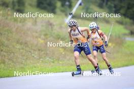 22.09.2024, Premanon, France (FRA): Jeanne Richard (FRA) - Biathlon Samse Summer Tour, pursuit, Premanon (FRA). www.nordicfocus.com. © Manzoni/NordicFocus. Every downloaded picture is fee-liable.