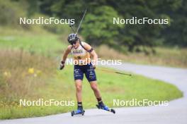 22.09.2024, Premanon, France (FRA): Julia Simon (FRA) - Biathlon Samse Summer Tour, pursuit, Premanon (FRA). www.nordicfocus.com. © Manzoni/NordicFocus. Every downloaded picture is fee-liable.