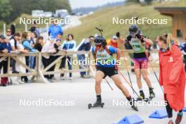 22.09.2024, Premanon, France (FRA): Esteban Moreira (FRA) - Biathlon Samse Summer Tour, pursuit, Premanon (FRA). www.nordicfocus.com. © Manzoni/NordicFocus. Every downloaded picture is fee-liable.