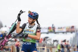 22.09.2024, Premanon, France (FRA): Louise Roguet (FRA) - Biathlon Samse Summer Tour, pursuit, Premanon (FRA). www.nordicfocus.com. © Manzoni/NordicFocus. Every downloaded picture is fee-liable.