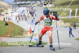 22.09.2024, Premanon, France (FRA): Paul Cartier (FRA) - Biathlon Samse Summer Tour, pursuit, Premanon (FRA). www.nordicfocus.com. © Manzoni/NordicFocus. Every downloaded picture is fee-liable.